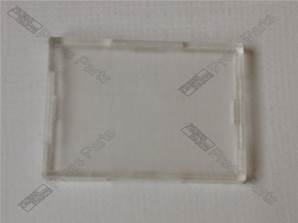 White Lens for rectangular switch or signal lamp