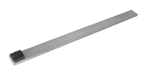 Gripper pad cleaning brush