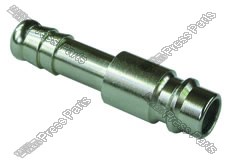 Male connector for pneumatic compressor