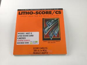 Litho-Score centre series 6m card