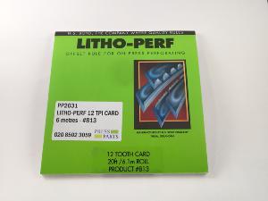 Litho-Perf 12tpi 6m card