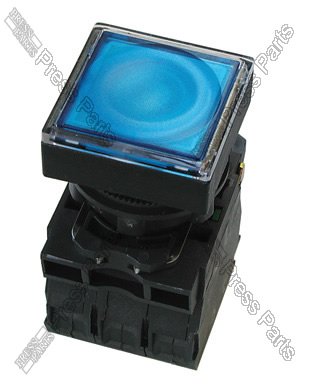 Illuminated button Blue